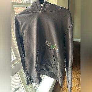 Ksubi Kulture Kash hoodie 
Color: faded black cotton